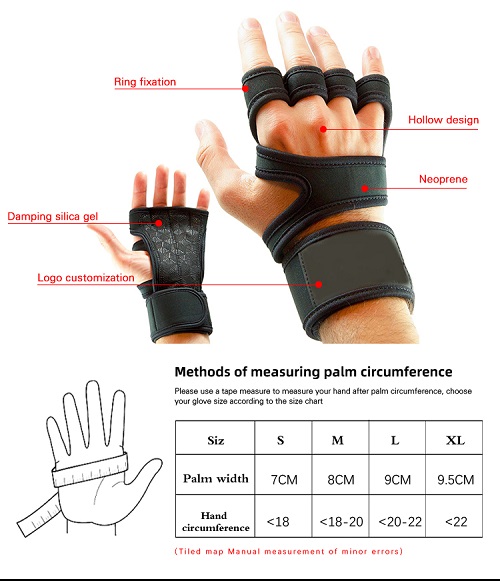 Bodybuilding Fingerless Gloves for Hands Safety in Pakistan